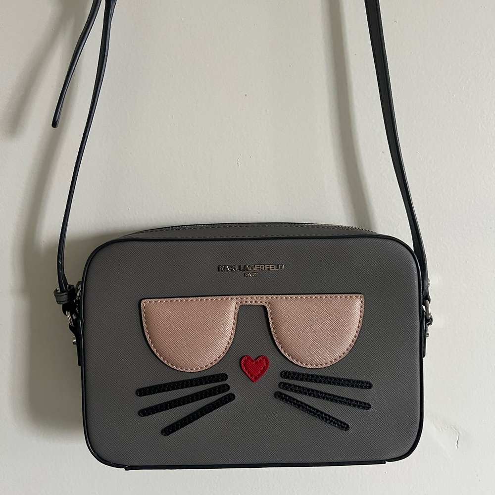 Karl Lagerfeld Paris - Gray Maybelle Cat Purse